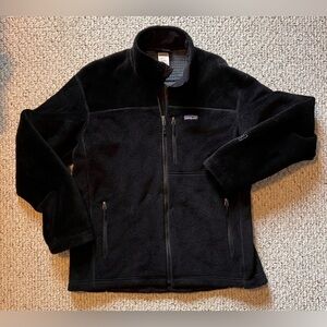 Vintage Patagonia R4 Regulator Jacket Men’s XL Black Fleece Full Zip Outdoor